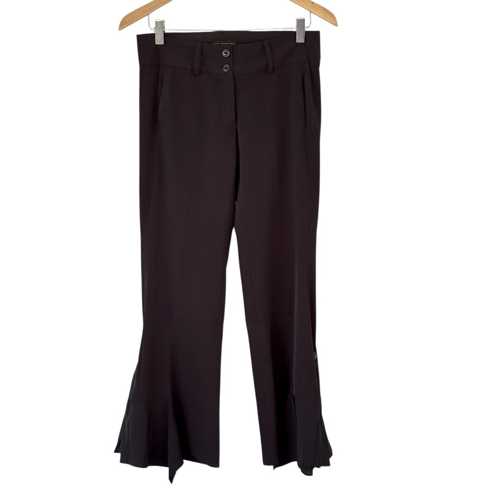 MARITHÉ + FRANÇOIS GIRBAUD black trouser pants in black, size US 26